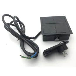 Električna utičnica VersaHit 2 x 230V FRENCH / Mat crna