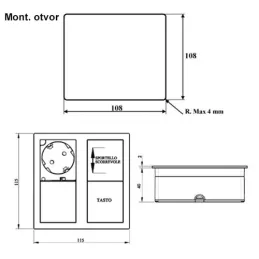 Električna utičnica VersaHit 2 x 230V FRENCH / Bijela