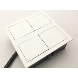 Električna utičnica VersaHit 2 x 230V FRENCH / Bijela