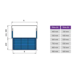 Potpuno izvlačiva rešetka MATRIX s ublažavanjem