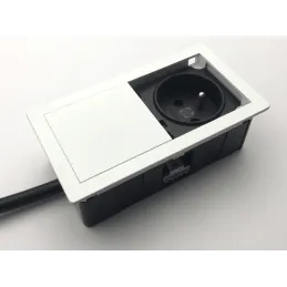 Električna utičnica VersaHit Mono 1 x 230V FRENCH / Bijela