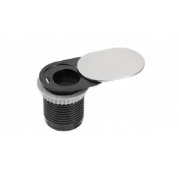 Električna utičnica SLIDE 1x230V + 1xUSB FRENCH / Nehrđajući čelik