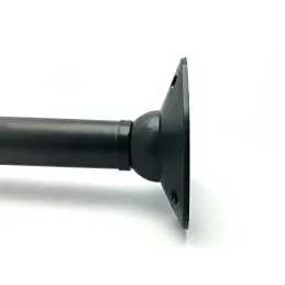 Nagibna stolna noga CUBIC / Crna mat