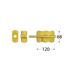 Vratna utikačka Okrugla WRO70 / Mesing