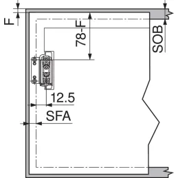 Mehanizam za preklop HK-S sivi / SET