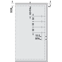 Mehanizam za odskakanje HK TOP siva / SET
