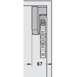 Klizni mehanizam HK TOP bijeli / SET