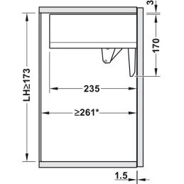 Klizni mehanizam HK TOP bijeli / SET
