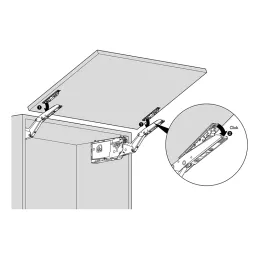 Klizni mehanizam HK TOP bijeli / SET