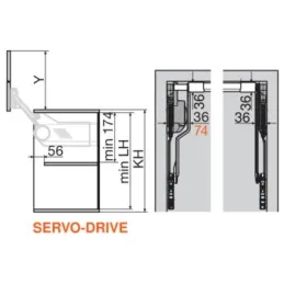 Mehanizam s preklopnim poklopcem HL siva / SET